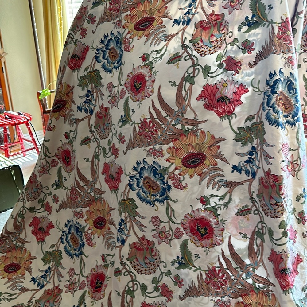 Pottery Barn Reagan Palampore Floral Queen / Full Duvet Cover Vibrant Colors